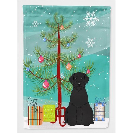 PATIOPLUS Merry Christmas Tree Giant Schnauzer Flag Garden Size PA2550161